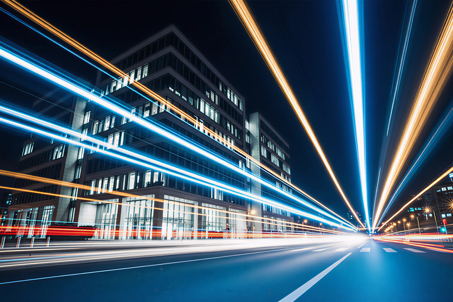 Spot FX. City at night