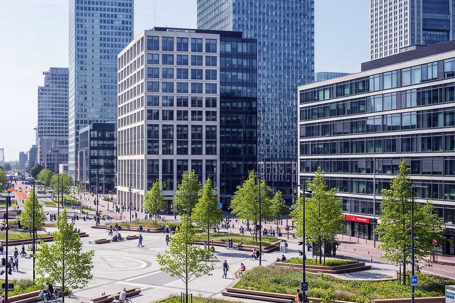 Crown Agents bank in Gustav Mahlerplein