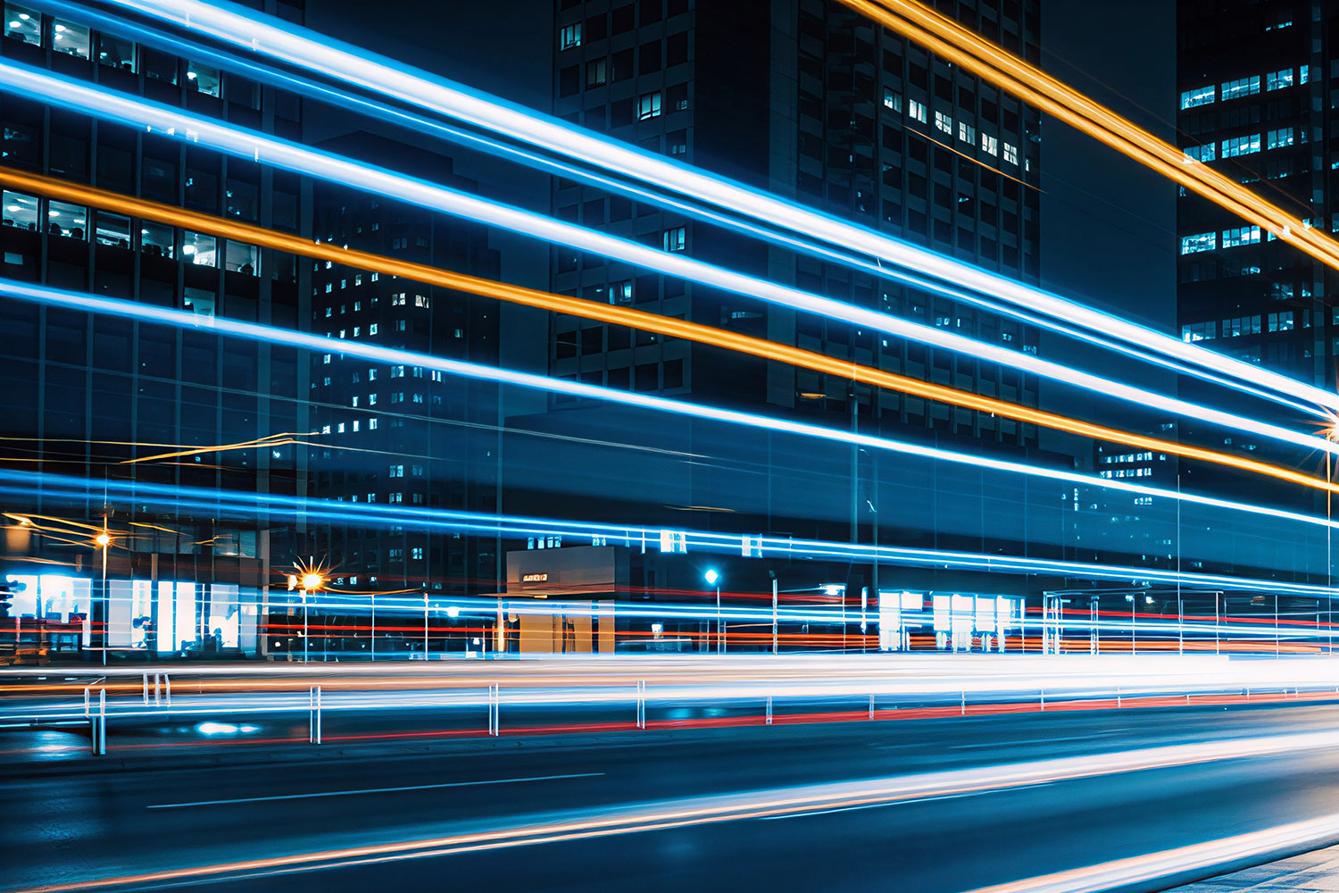 payments street at night