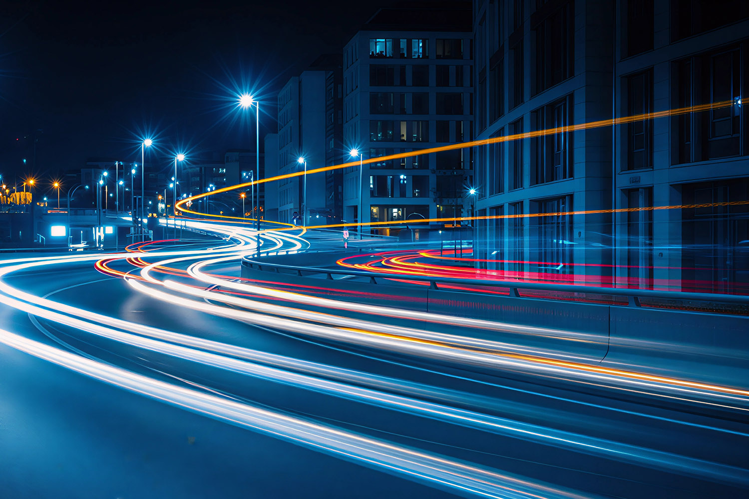 solutions city at night